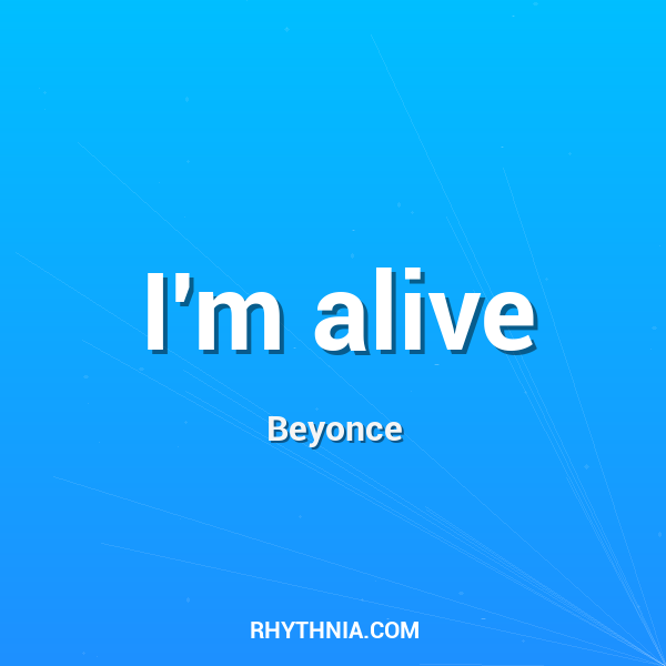 Artwork for I'm alive