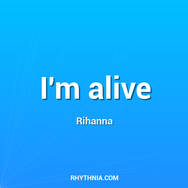Artwork for I'm alive