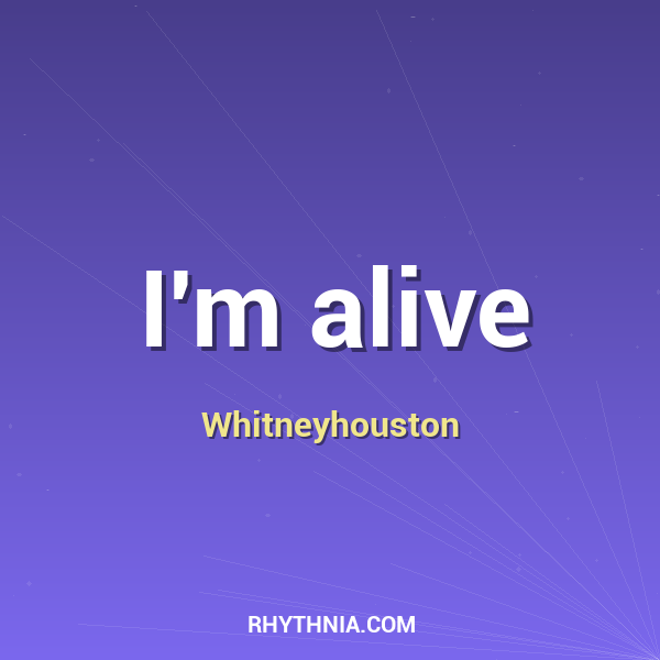 Artwork for I'm alive