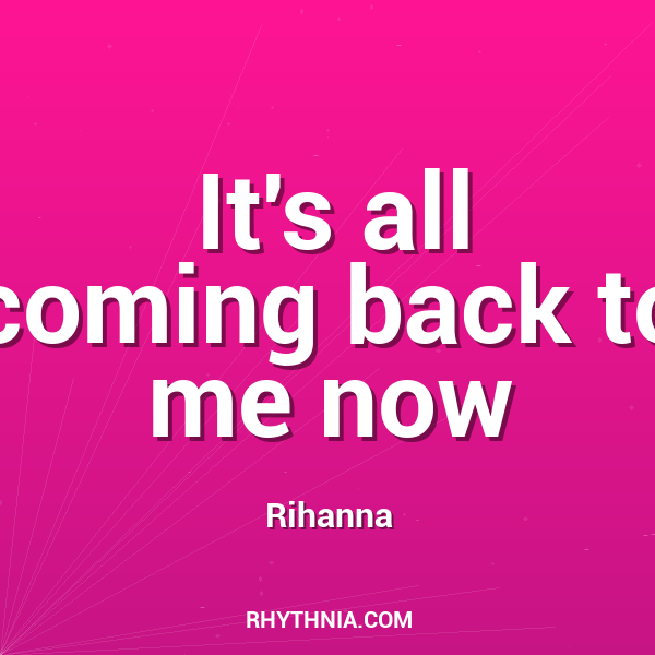 Artwork for It's all coming back to me now