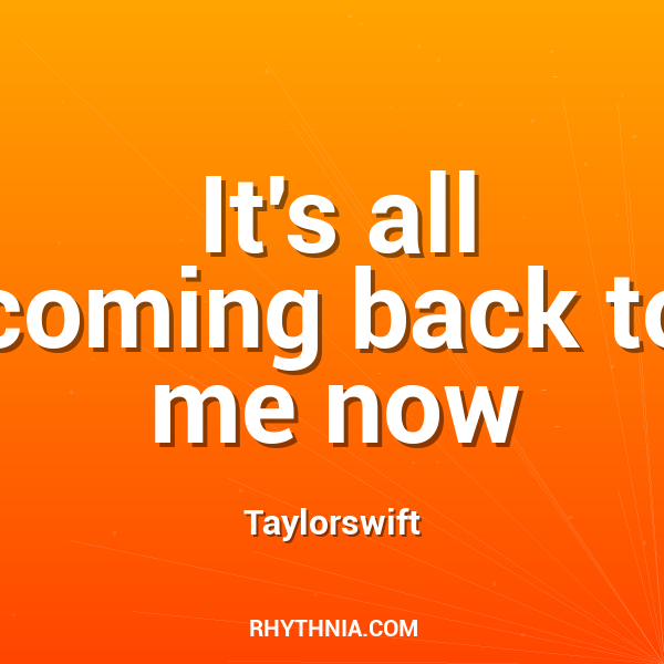 Artwork for It's all coming back to me now