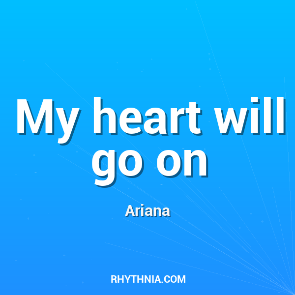Artwork for My heart will go on