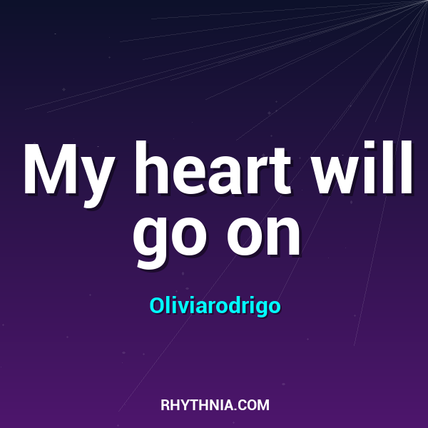 Artwork for My heart will go on