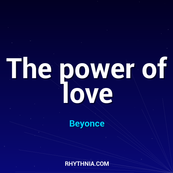 Artwork for The power of love