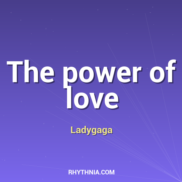 Artwork for The power of love