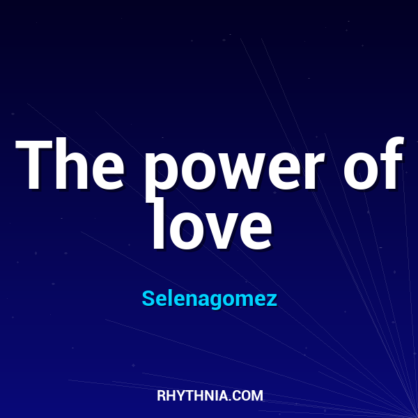 Artwork for The power of love