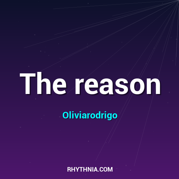 Artwork for The reason