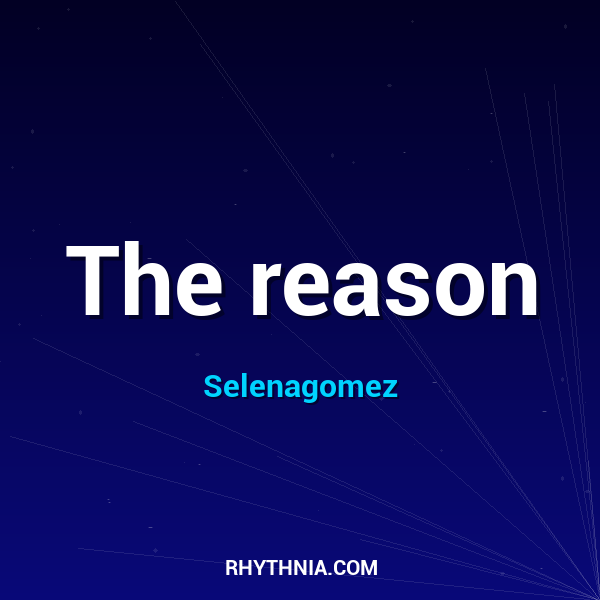 Artwork for The reason