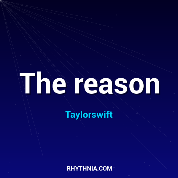 Artwork for The reason