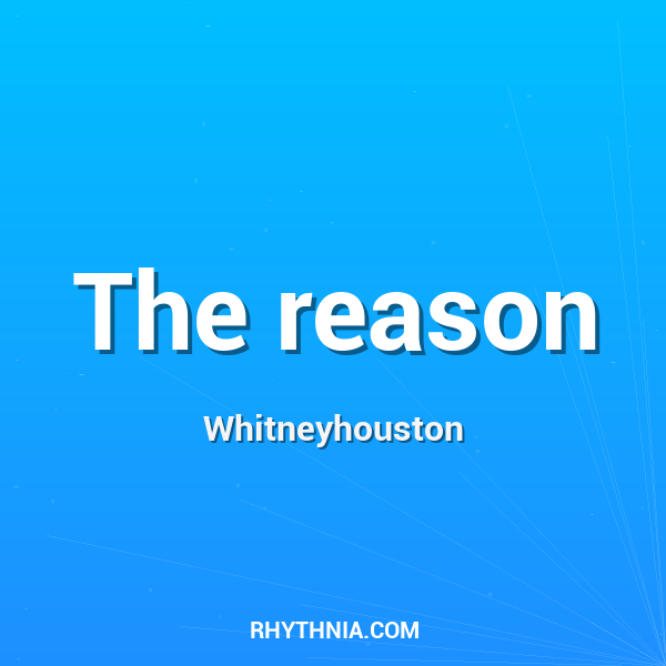 Artwork for The reason