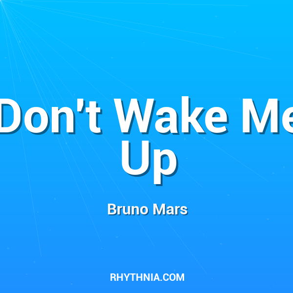Artwork for Don't Wake Me Up