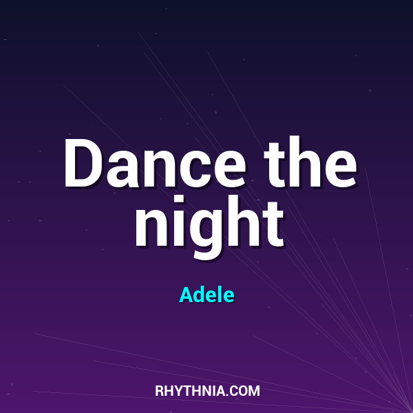Artwork for Dance the night