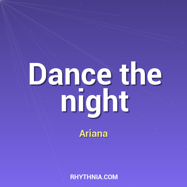 Artwork for Dance the night