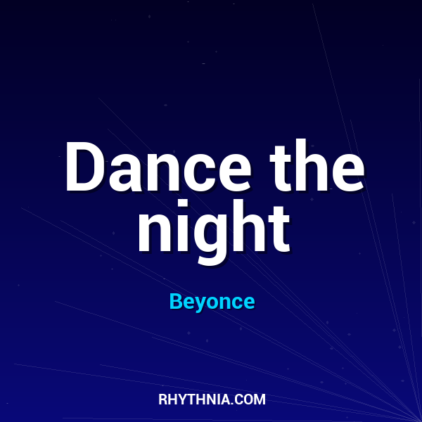 Artwork for Dance the night