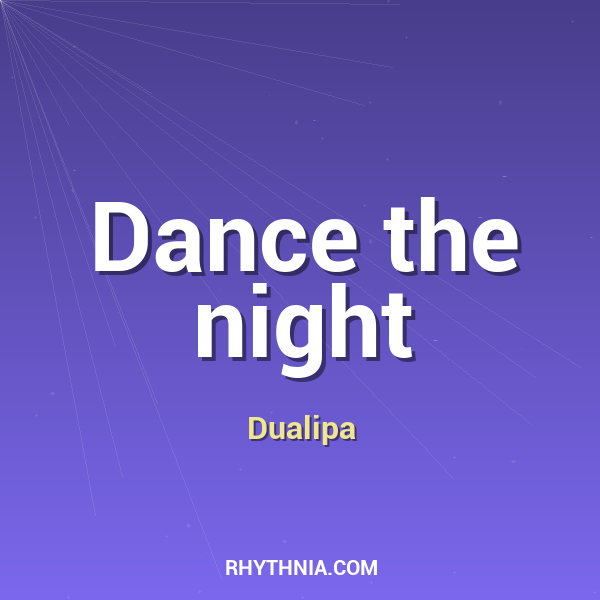 Artwork for Dance the night