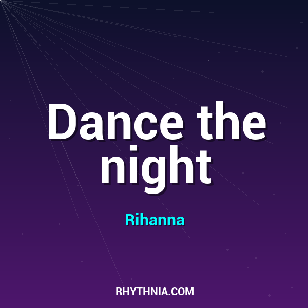 Artwork for Dance the night