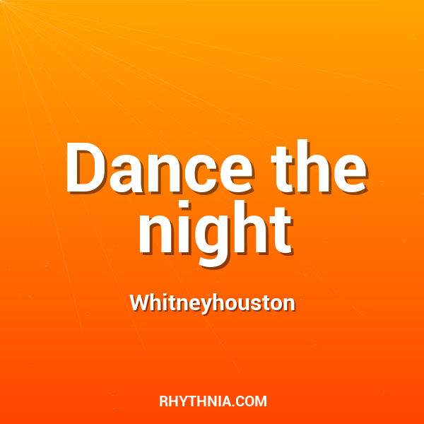 Artwork for Dance the night