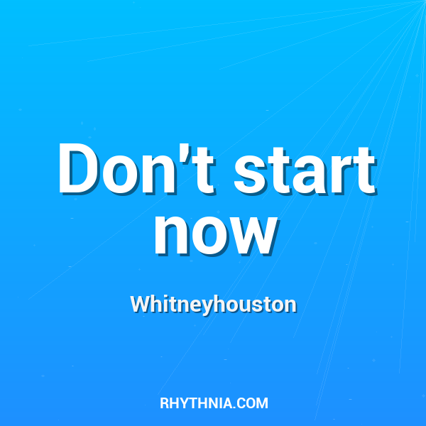 Artwork for Don't start now