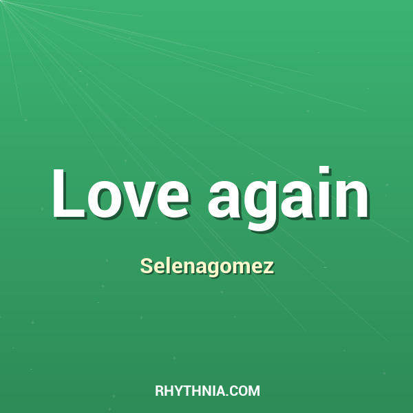 Artwork for Love again