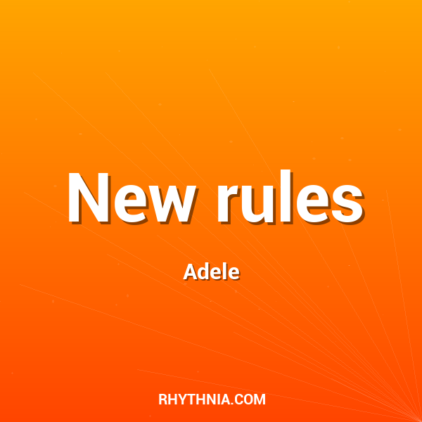 Artwork for New rules