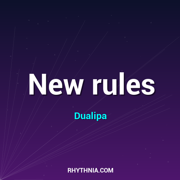 Artwork for New rules