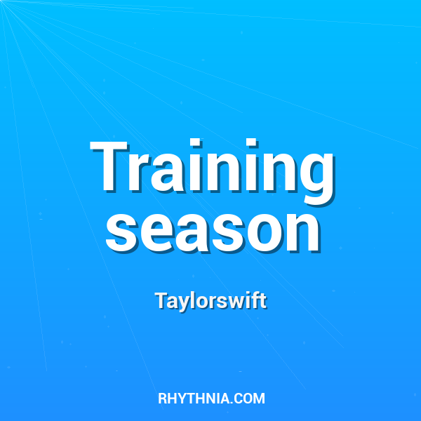 Artwork for Training season