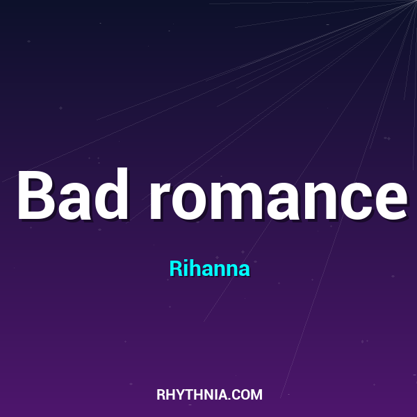 Artwork for Bad romance