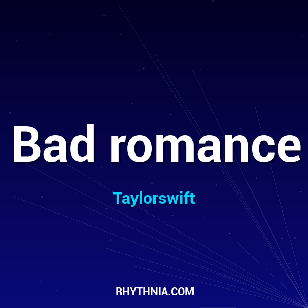 Artwork for Bad romance