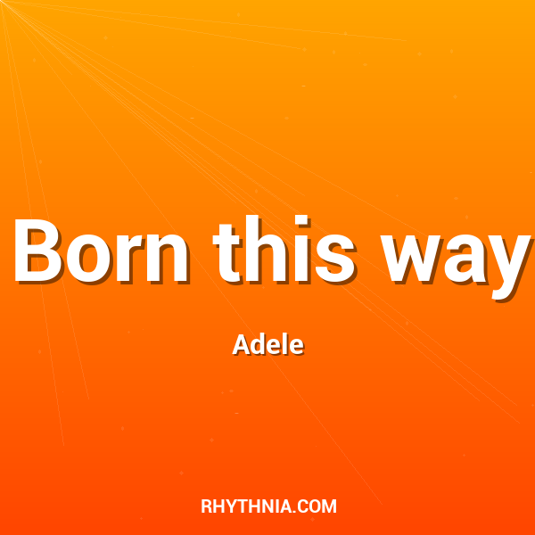 Artwork for Born this way