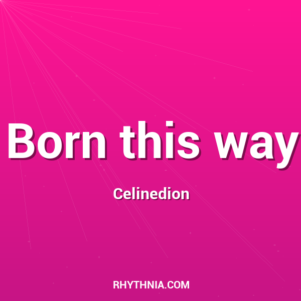 Artwork for Born this way