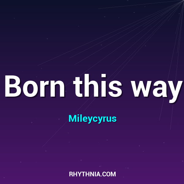 Artwork for Born this way