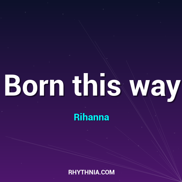 Artwork for Born this way