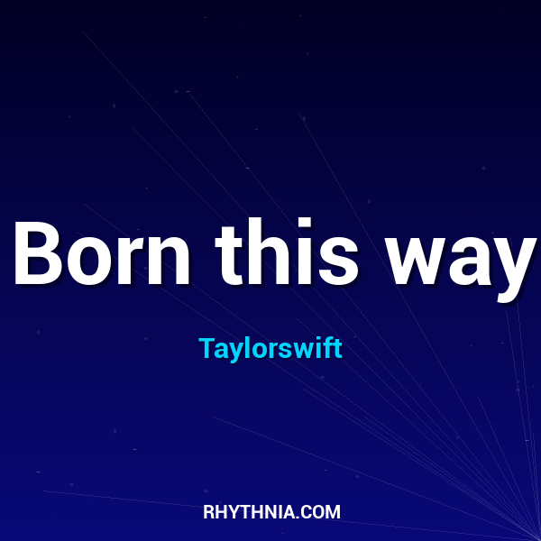 Artwork for Born this way