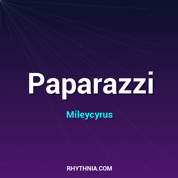 Artwork for Paparazzi