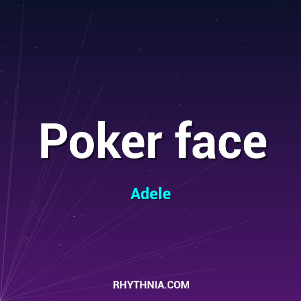 Artwork for Poker face