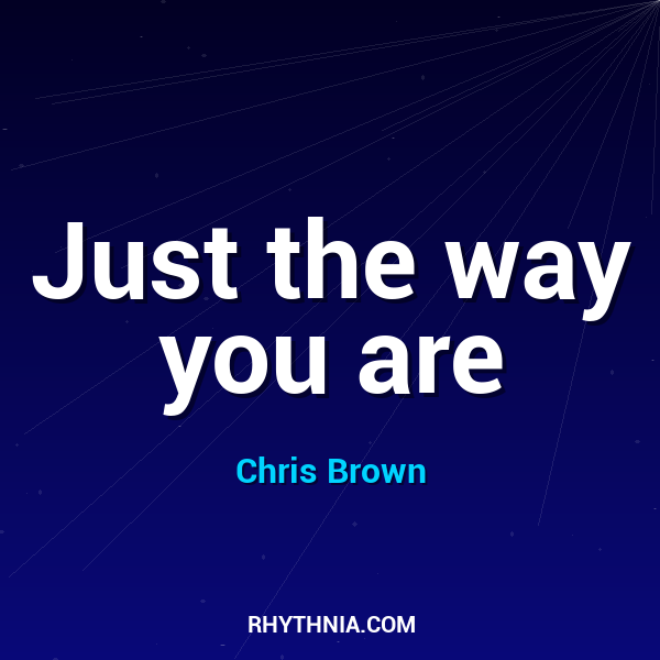 Artwork for Just the way you are