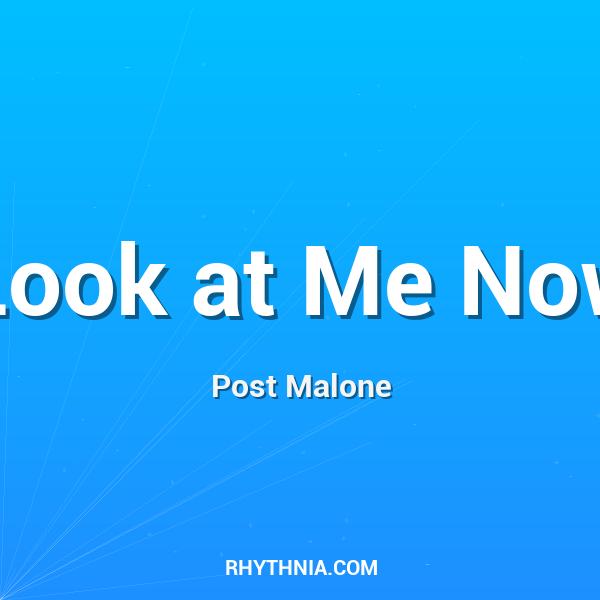 Artwork for Look at Me Now