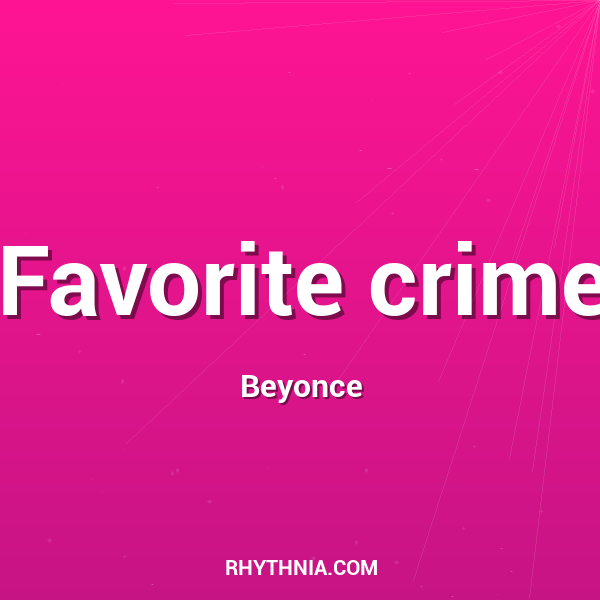 Favorite crime