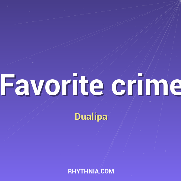 Favorite crime