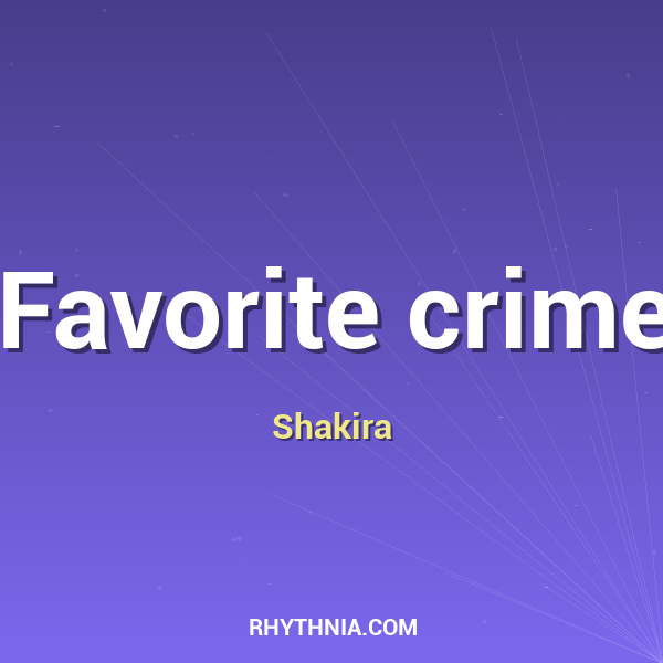 Favorite crime