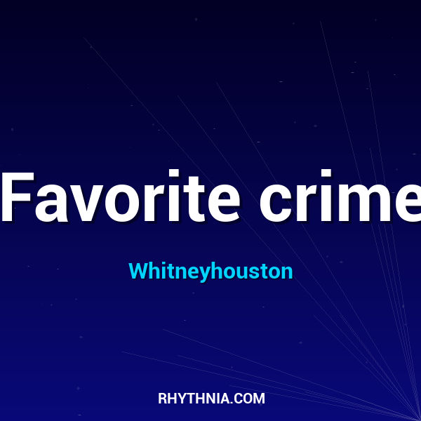 Favorite crime