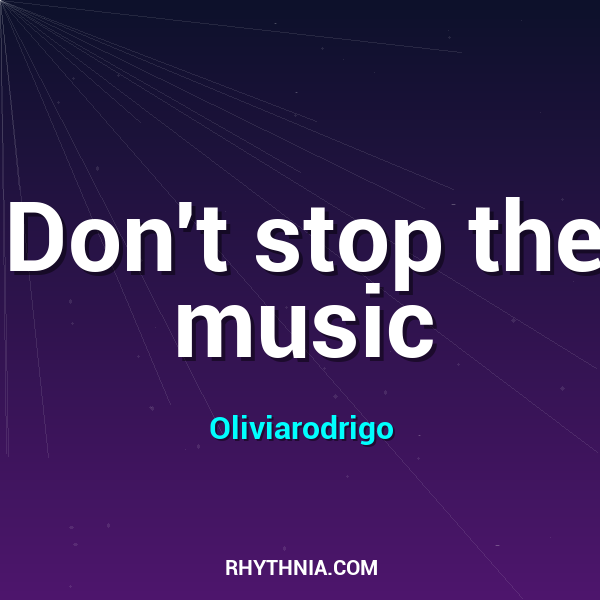 Artwork for Don't stop the music