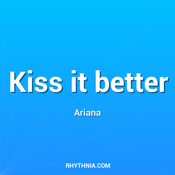 Artwork for Kiss it better