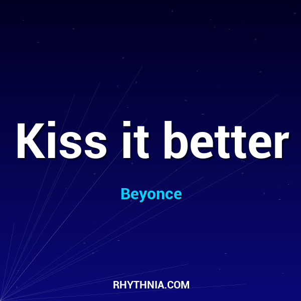 Artwork for Kiss it better