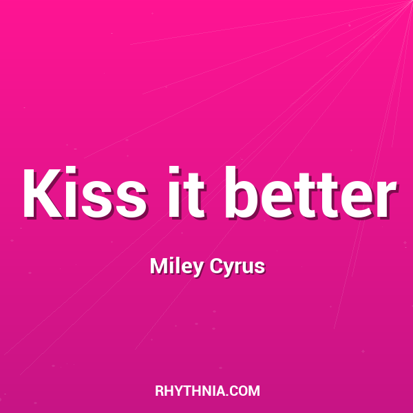 Artwork for Kiss it better