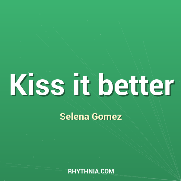 Artwork for Kiss it better