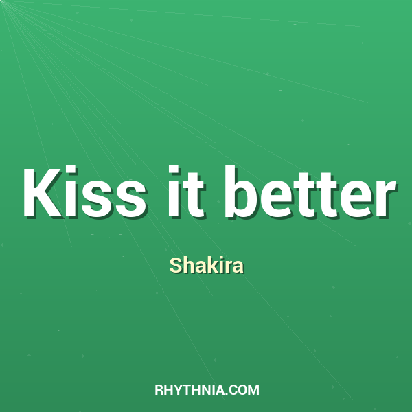 Artwork for Kiss it better