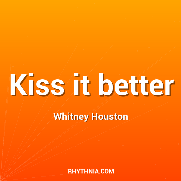 Kiss it better