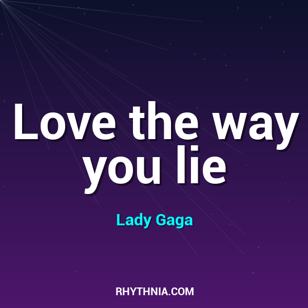 Artwork for Love the way you lie