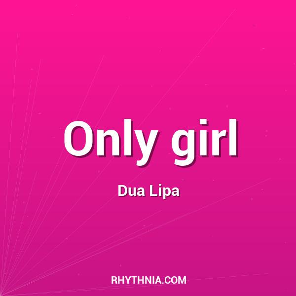 Artwork for Only girl
